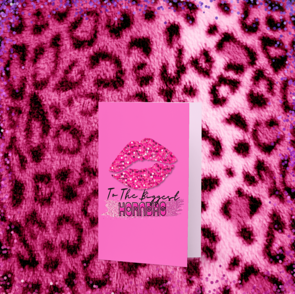 Hornbag Greeting card