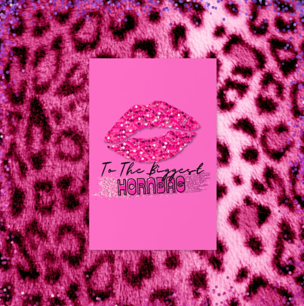 Hornbag Greeting card